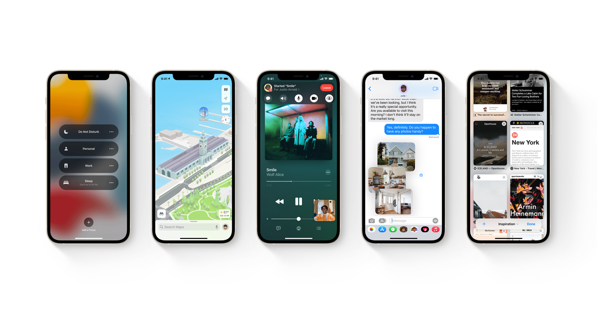 iOS 15 newest features